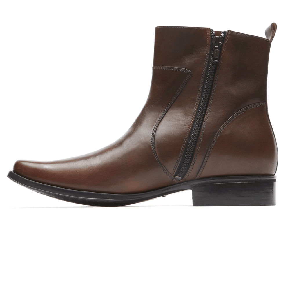 Botas Rockport Hombre Mexico - Altos Trend Toloni Marrom - JEZGP8075